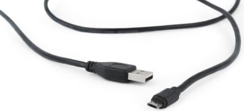 Kabel USB Micro USB 1.8m dwustronny szybki czarny Gembird