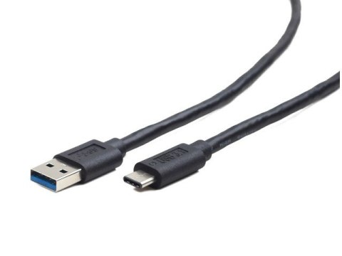 Kabel USB Type-C Męski 3.0 1.8m czarny szybka transmisja danych