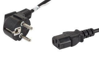 Kabel zasilający Lanberg CEE 7/7 IEC 320 C13 1.8M czarny wydajny