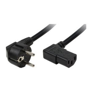 Kabel zasilający LogiLink Schuko IEC-C13 2m czarny
