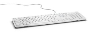 Klawiatura Dell KB216 multimedialna przewodowa biała z USB