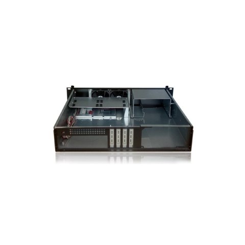 Obudowa PC Techly ATX Rack 19cali 2U czarna kompaktny format