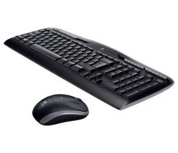 Logitech MK330 Bezprzewodowa klawiatura z myszką multimedialna czarna