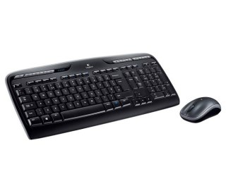 Logitech MK330 Bezprzewodowa klawiatura z myszką multimedialna czarna