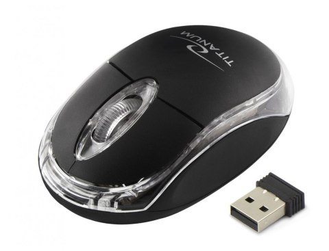 Mysz bezprzewodowa Esperanza Condor 3D USB ergonomiczna czarna