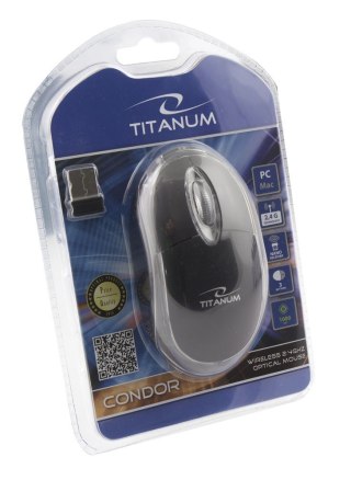 Mysz bezprzewodowa Esperanza Condor 3D USB ergonomiczna czarna