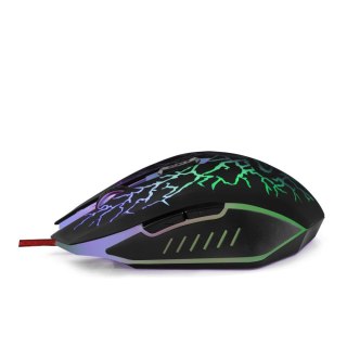 Myszka przewodowa Esperanza 6D optyczna gamingowa USB Lightning