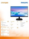 Monitor Philips 27 273V7QJAB IPS FHD z HDMI DP i głośnikami