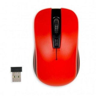 Mysz Loriini Pro bezprzewodowa optyczna czerwona z DPI 800 1200 1600