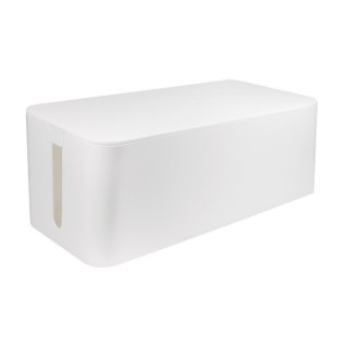 Organizer kabli LogiLink Cable Box biały nowoczesny porządkowy