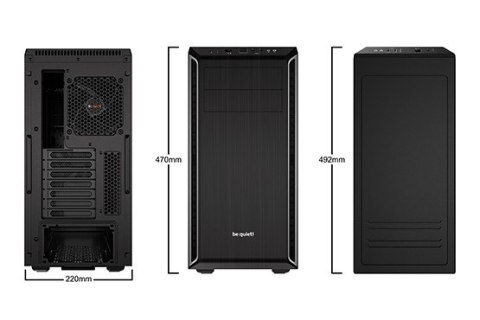 Obudowa Be quiet! Pure Base 600 Silver Midi Tower cicha i funkcjonalna