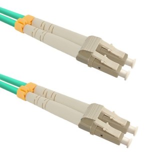 Patchcord światłowodowy Qoltec LC/UPC-LC/UPC MM 50/125 OM3 15m