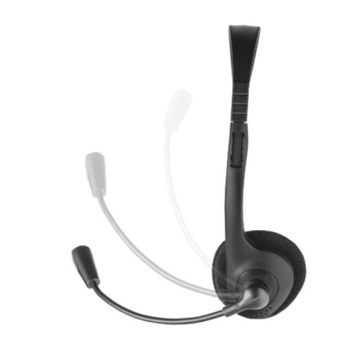 Słuchawki Trust Primo Chat headset z mikrofonem do komputera i laptopa