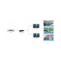 Rozdzielacz-splitter AV HDMI 2.0 1/2 Ultra HD 4K z dźwiękiem DSD