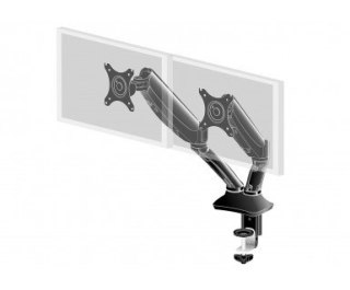 Uchwyt IIYAMA DS3002C-B1 na dwa monitory regulowany gazowy czarny