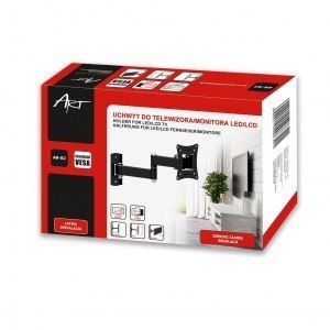 Uchwyt do TV LCD LED 10-27 15kg AR-82 z regulacją pion poziom