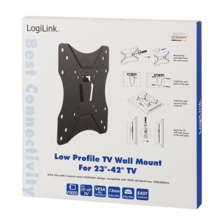 Uchwyt ścienny LogiLink LCD LED 23-42 VESA 200x200 czarny