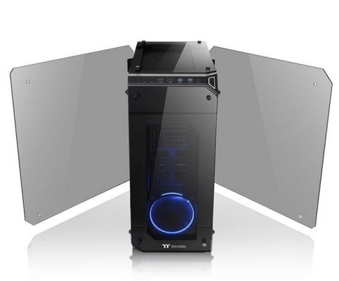 Obudowa Thermaltake View 71 Riing Big Tower z hartowanym szkłem czarna
