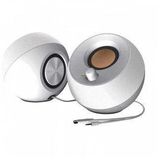 Głośniki Creative Pebble 2.0 USB białe kompaktowy system audio z USB