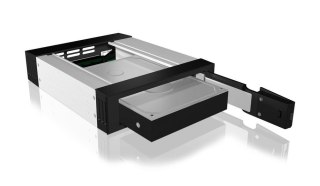 Kieszeń IcyBox IB-158SSK-B 3,5'' HDD SATA z aluminium i blokadą