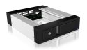 Kieszeń IcyBox IB-158SSK-B 3,5'' HDD SATA z aluminium i blokadą