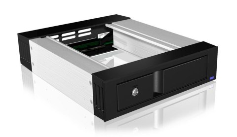 Kieszeń IcyBox IB-158SSK-B 3,5'' HDD SATA z aluminium i blokadą