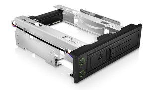 Kieszeń IcyBox IB-166SSK-B 3,5'' HDD SATA SAS aluminiowa cicha