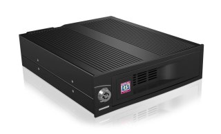 Kieszeń IcyBox IB-170SK-B 3,5'' HDD SATA z wentylatorem aluminiowa