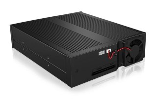 Kieszeń IcyBox IB-170SK-B 3,5'' HDD SATA z wentylatorem aluminiowa