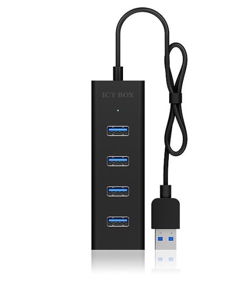 Hub USB IcyBox IB-HUB1409-U3 4 portowy szybki USB 3.0