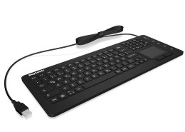 Klawiatura KeySonic KSK-6231INEL silikonowa IP68 z touchpadem US