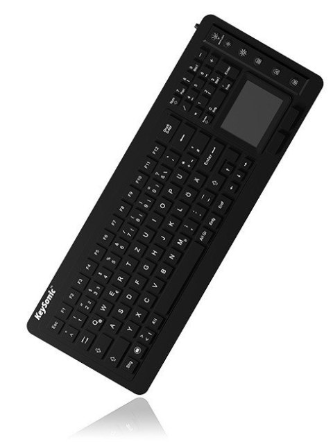 Klawiatura KeySonic KSK-6231INEL silikonowa IP68 z touchpadem US