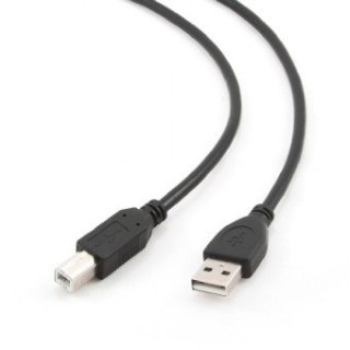 Kabel USB 2.0 AM-BM 1m czarny komputerowy przewód
