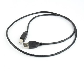 Kabel USB 2.0 AM-BM 1m czarny komputerowy przewód