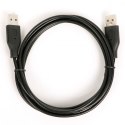 Kabel USB AM-AM 1.8m czarny do komputera USB 2.0