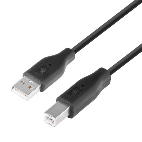 Kabel USB AM-BM 1.8 m czarny uniwersalny do drukarki skanera