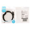 Kabel USB AM-BM 1.8 m czarny uniwersalny do drukarki skanera