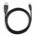 Kabel USB Mini USB 1.8m czarny do sprzętu komputerowego z dożywotnią gwarancją
