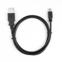 Kabel USB Mini USB 1m czarny do ładowania i transferu danych
