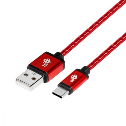 Kabel USB USB C 1.5m rubinowy szybkie ładowanie do smartfona