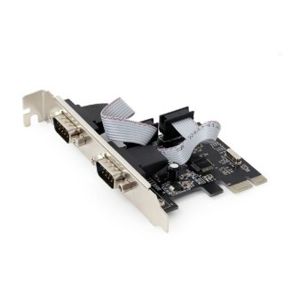 Karta PCI Express Gembird 2 porty RS232 szybki transfer 2MBps