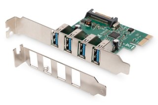 Karta rozszerzeń Digitus USB 3.0 PCI Express 4xUSB 3.0 Chipset VL805
