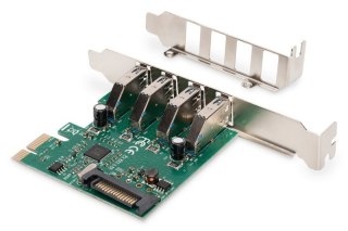 Karta rozszerzeń Digitus USB 3.0 PCI Express 4xUSB 3.0 Chipset VL805