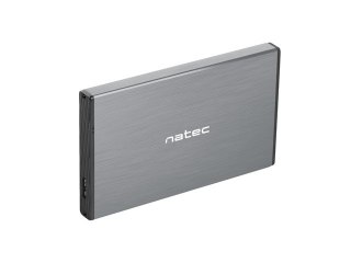 Kieszeń Natec Rhino Go 2,5 HDD SSD USB 3.0 szara szybka obudowa