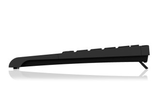 Klawiatura KEYSONIC ACK-540U+ mini z touchpadem USB czarna