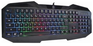 Klawiatura Rebeltec Patrol podświetlana dla graczy USB multimedialna