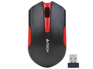 Mysz bezprzewodowa A4 Tech V-Track G3-200N-1 czarno czerwona biurowa