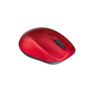 Mysz optyczna bezprzewodowa MODECOM WM4.1 czerwona ergonomiczna do biura