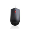 Mysz Lenovo Essential USB przewodowa ergonomiczna czarna 1600 DPI