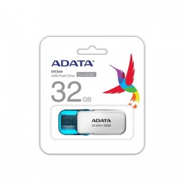 Pendrive Adata UV240 32GB USB 2.0 biały z klapką